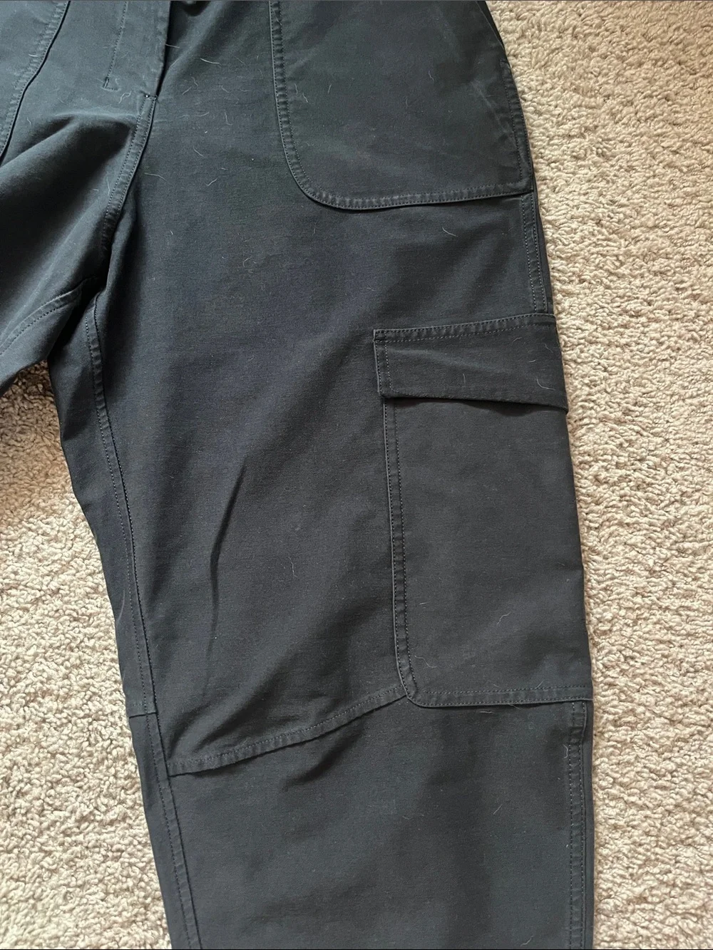 lululemon athletica Black Cargo Jogger Pants